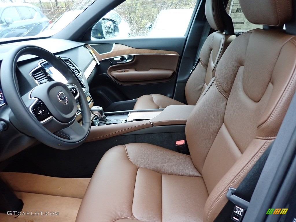 Maroon Brown/Charcoal Interior 2021 Volvo XC90 T6 AWD Momentum Photo #140178995