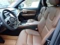 Maroon Brown/Charcoal 2021 Volvo XC90 T6 AWD Momentum Interior Color