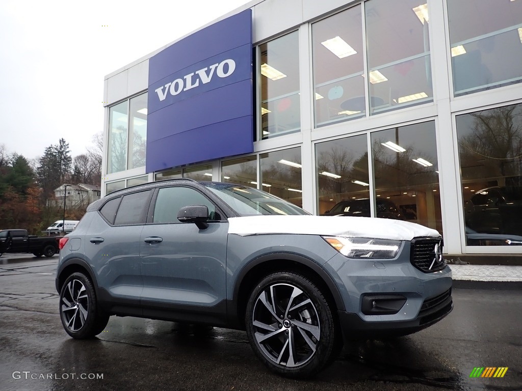 2021 XC40 T5 R-Design AWD - Thunder Grey Metallic / Charcoal photo #1