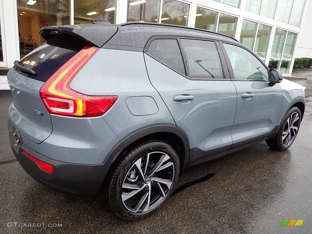 2021 XC40 T5 R-Design AWD - Thunder Grey Metallic / Charcoal photo #2