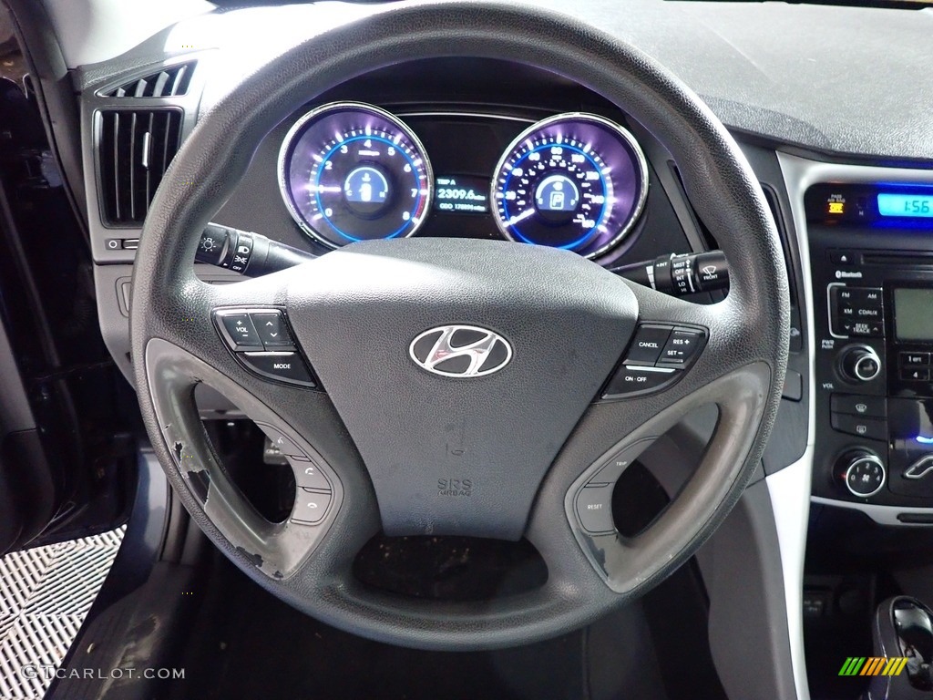 2011 Sonata GLS - Indigo Blue Pearl / Gray photo #29