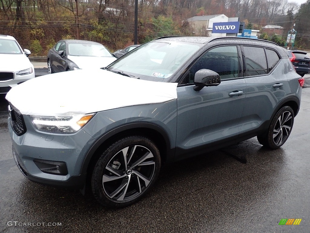 2021 XC40 T5 R-Design AWD - Thunder Grey Metallic / Charcoal photo #5