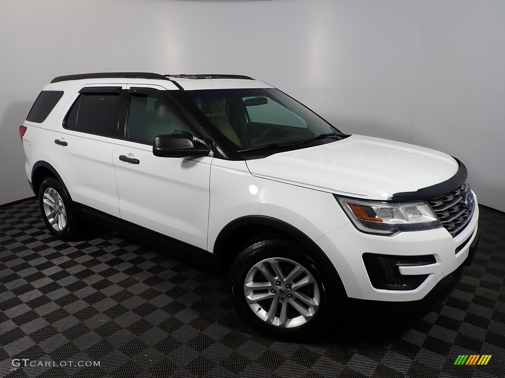 2016 Explorer 4WD - Oxford White / Medium Light Camel photo #2