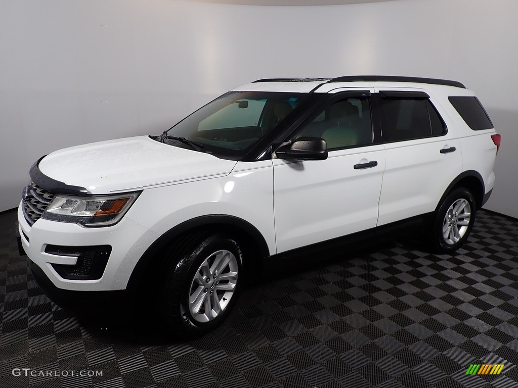 2016 Explorer 4WD - Oxford White / Medium Light Camel photo #7