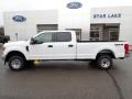 Oxford White - F250 Super Duty XL Crew Cab 4x4 Photo No. 2