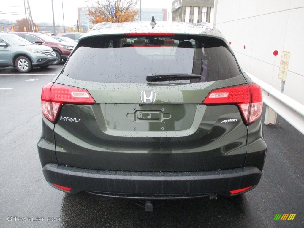 2017 HR-V EX-L AWD - Misty Green Pearl / Black photo #4