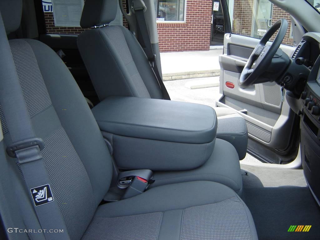 2007 Ram 1500 Big Horn Edition Quad Cab 4x4 - Brilliant Black Crystal Pearl / Medium Slate Gray photo #13