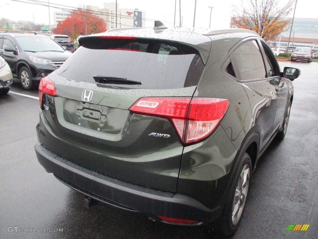 2017 HR-V EX-L AWD - Misty Green Pearl / Black photo #5
