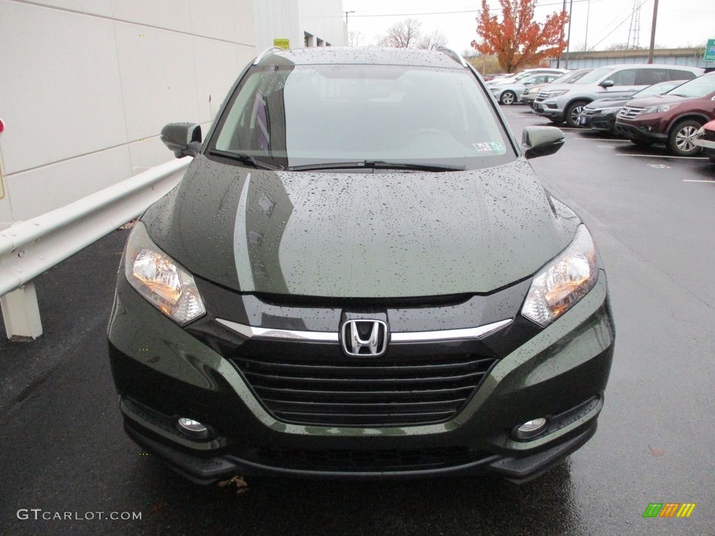 2017 HR-V EX-L AWD - Misty Green Pearl / Black photo #9