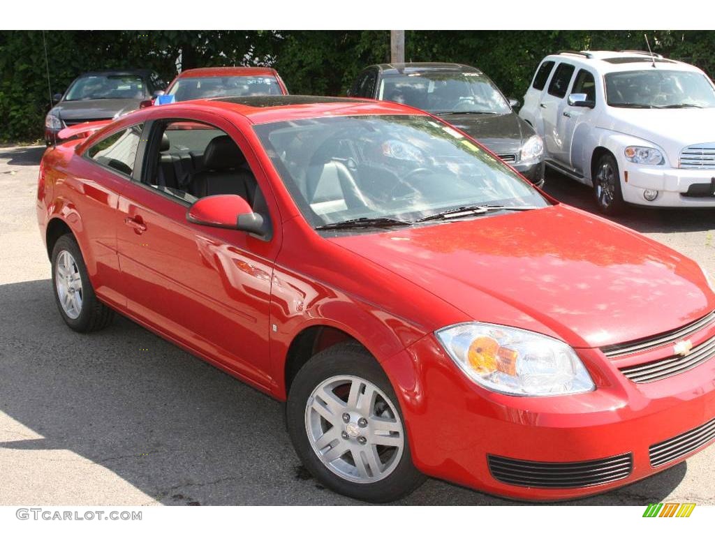 2007 Cobalt LT Sedan - Victory Red / Ebony photo #3