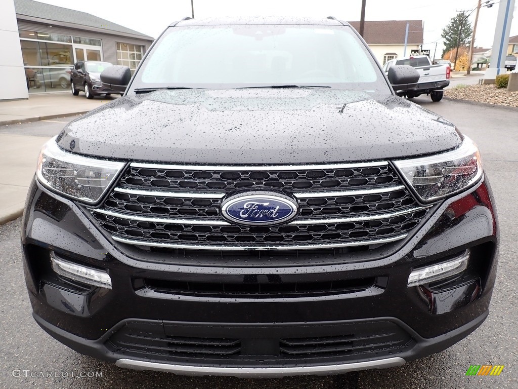 2021 Explorer XLT 4WD - Agate Black Metallic / Ebony photo #9