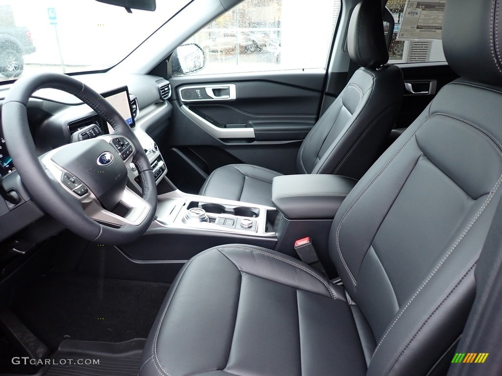 2021 Explorer XLT 4WD - Agate Black Metallic / Ebony photo #10