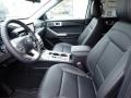Front Seat of 2021 Explorer XLT 4WD