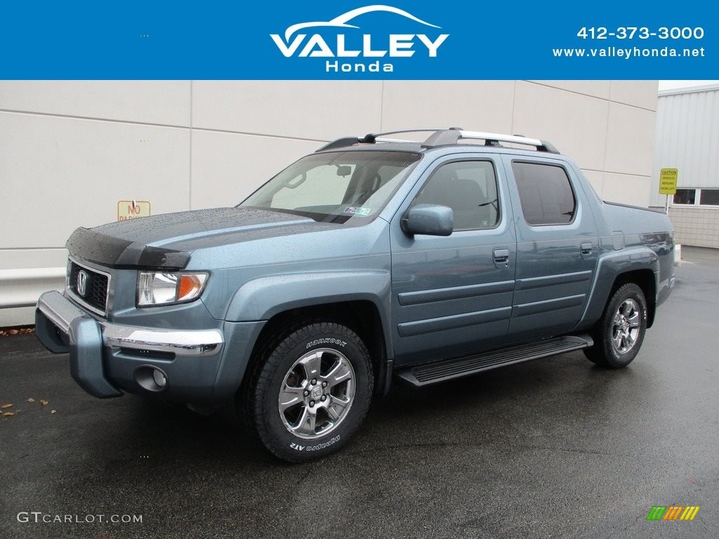 2006 Ridgeline RTS - Steel Blue Metallic / Gray photo #1