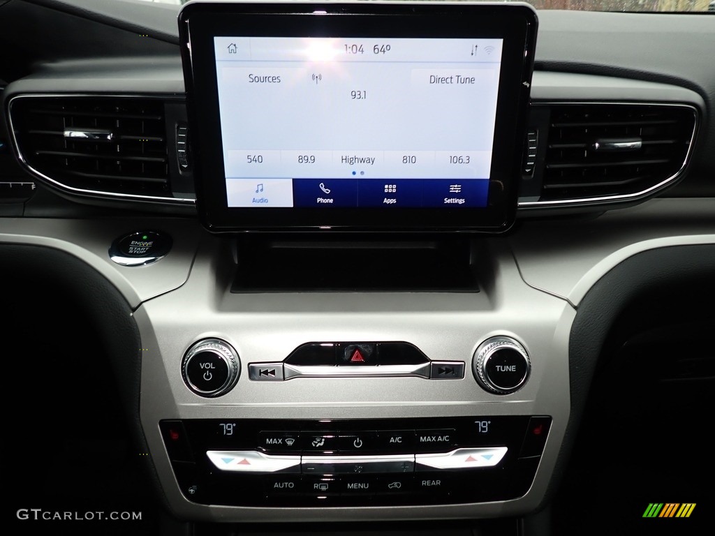 2021 Explorer XLT 4WD - Agate Black Metallic / Ebony photo #20