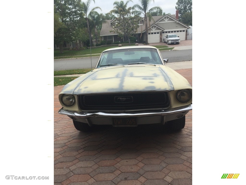 1968 Mustang Coupe - Yellow / Black photo #13