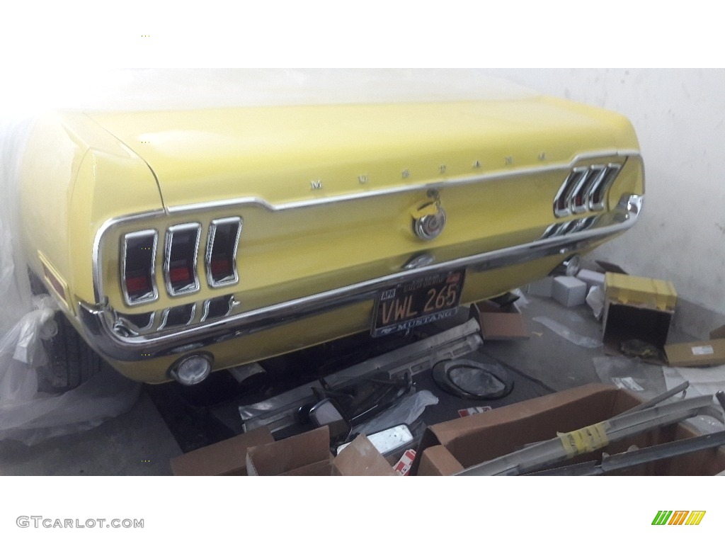 1968 Mustang Coupe - Yellow / Black photo #30
