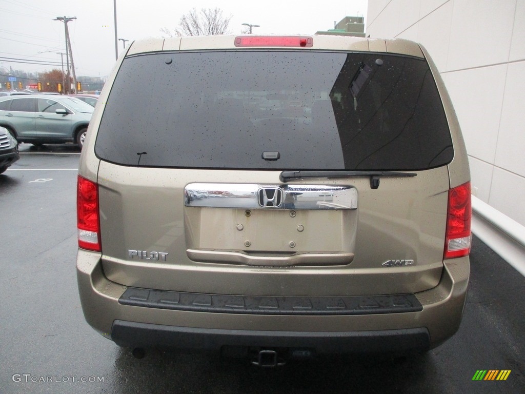 2010 Pilot LX 4WD - Mocha Metallic / Beige photo #4