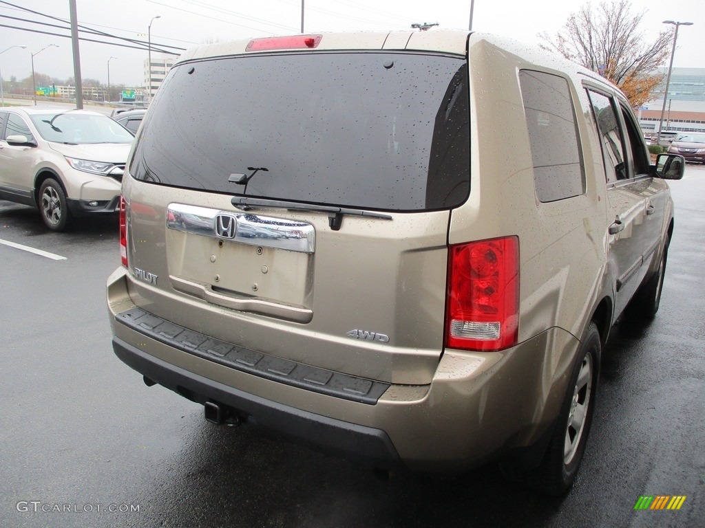 2010 Pilot LX 4WD - Mocha Metallic / Beige photo #5