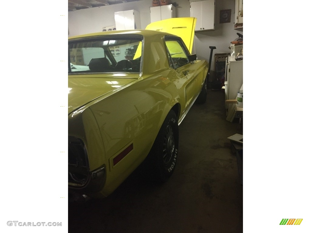1968 Mustang Coupe - Yellow / Black photo #34