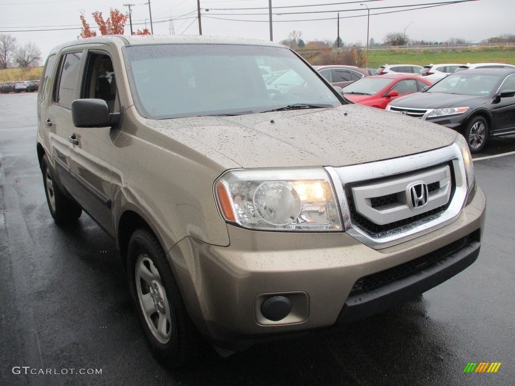 2010 Pilot LX 4WD - Mocha Metallic / Beige photo #8