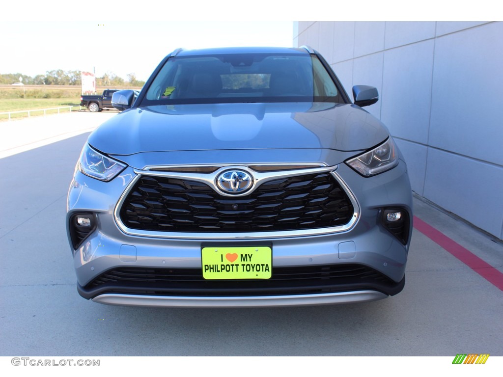 2021 Highlander Hybrid Platinum - Moon Dust / Black photo #3