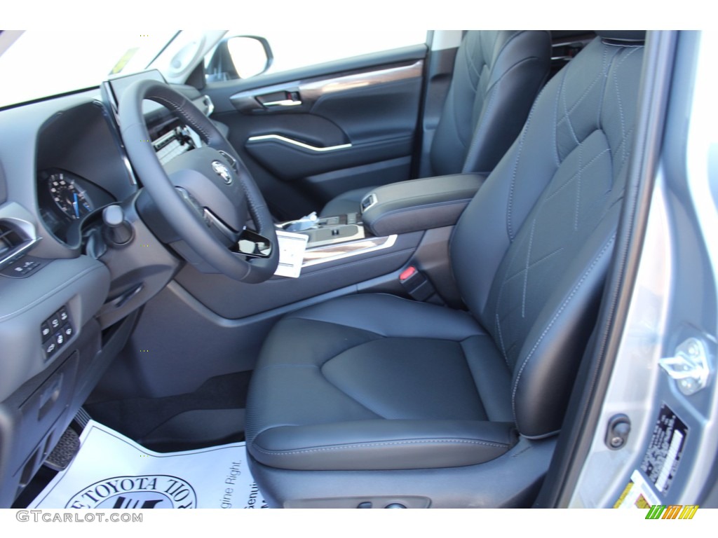2021 Highlander Hybrid Platinum - Moon Dust / Black photo #10