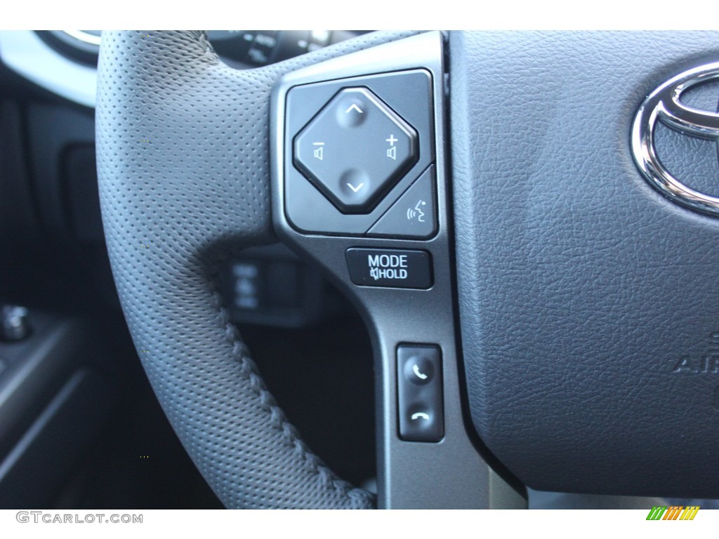 2021 Toyota Tacoma TRD Sport Double Cab 4x4 TRD Cement/Black Steering Wheel Photo #140183195