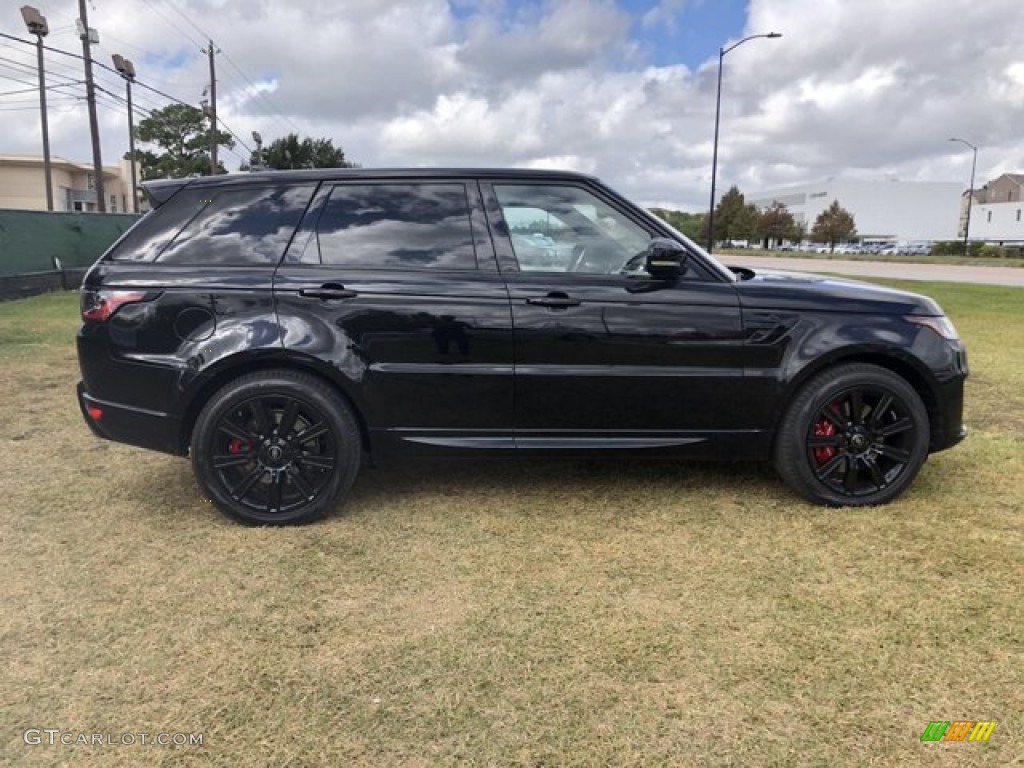 Santorini Black Metallic 2021 Land Rover Range Rover Sport HST Exterior Photo #140183255