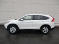 2013 White Diamond Pearl Honda CR-V EX AWD  photo #2