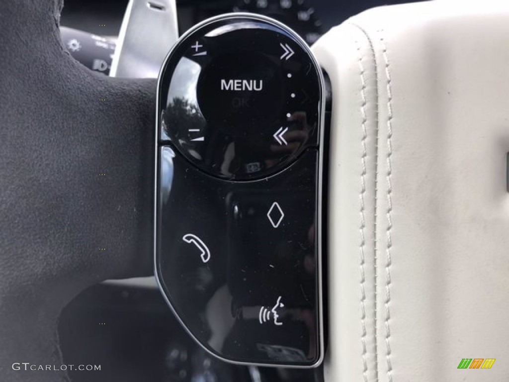 2021 Land Rover Range Rover Sport HST Ivory/Ebony Steering Wheel Photo #140183495