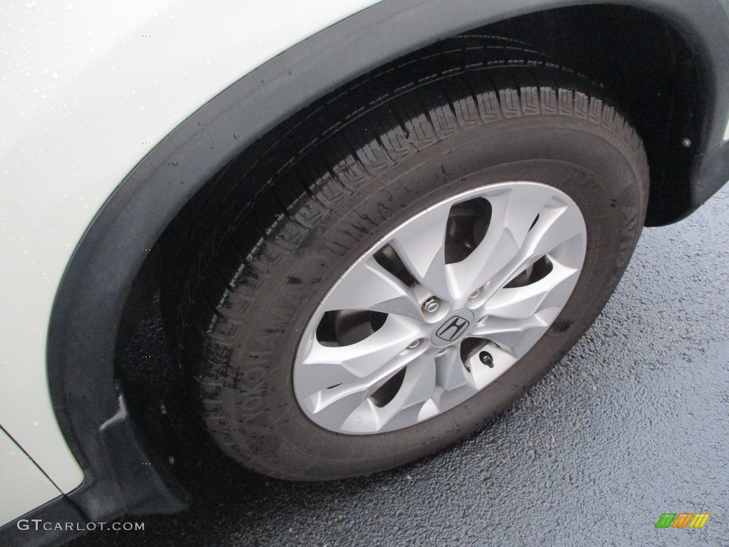 2013 CR-V EX AWD - White Diamond Pearl / Beige photo #6