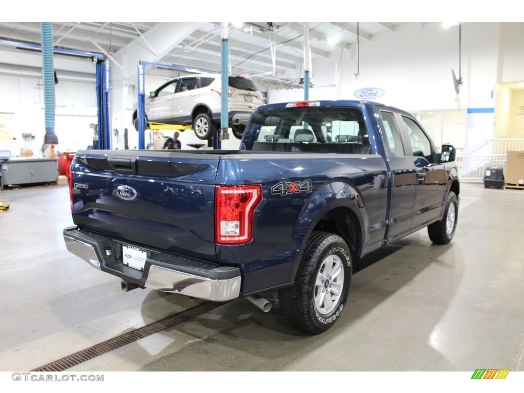 2017 F150 XL SuperCab 4x4 - Blue Jeans / Earth Gray photo #5