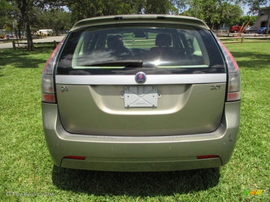 2008 9-3 2.0T SportCombi Wagon - Pepper Green Metallic / Black photo #7