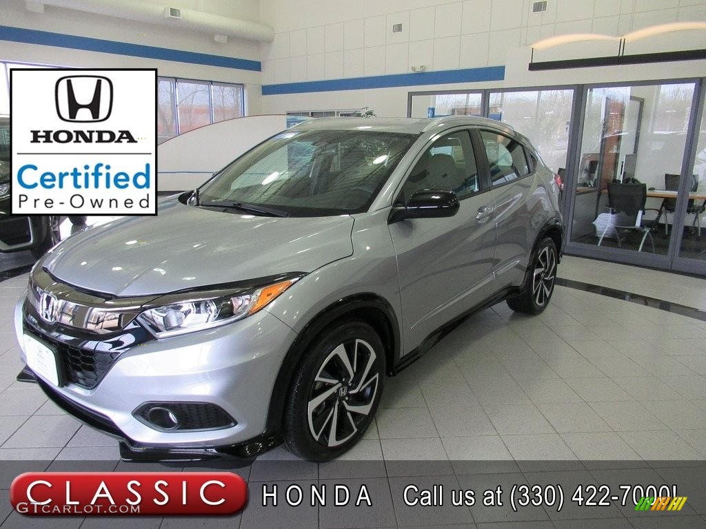 2019 HR-V Sport AWD - Lunar Silver Metallic / Black photo #1