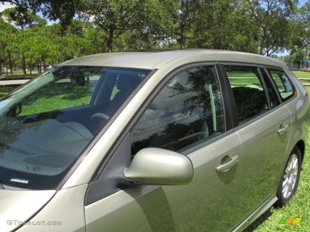 2008 9-3 2.0T SportCombi Wagon - Pepper Green Metallic / Black photo #30