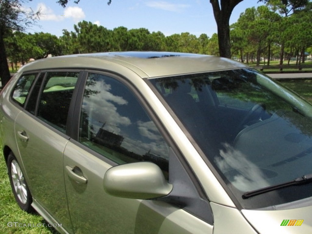 2008 9-3 2.0T SportCombi Wagon - Pepper Green Metallic / Black photo #36