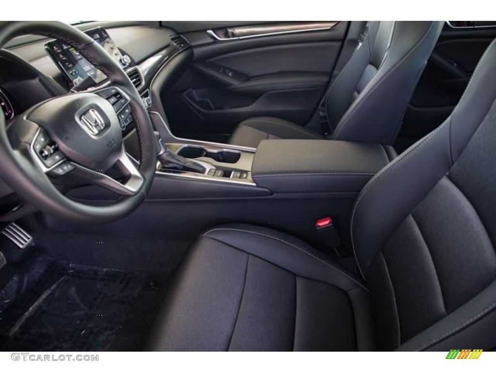 Black Interior 2021 Honda Accord Sport Photo #140186375