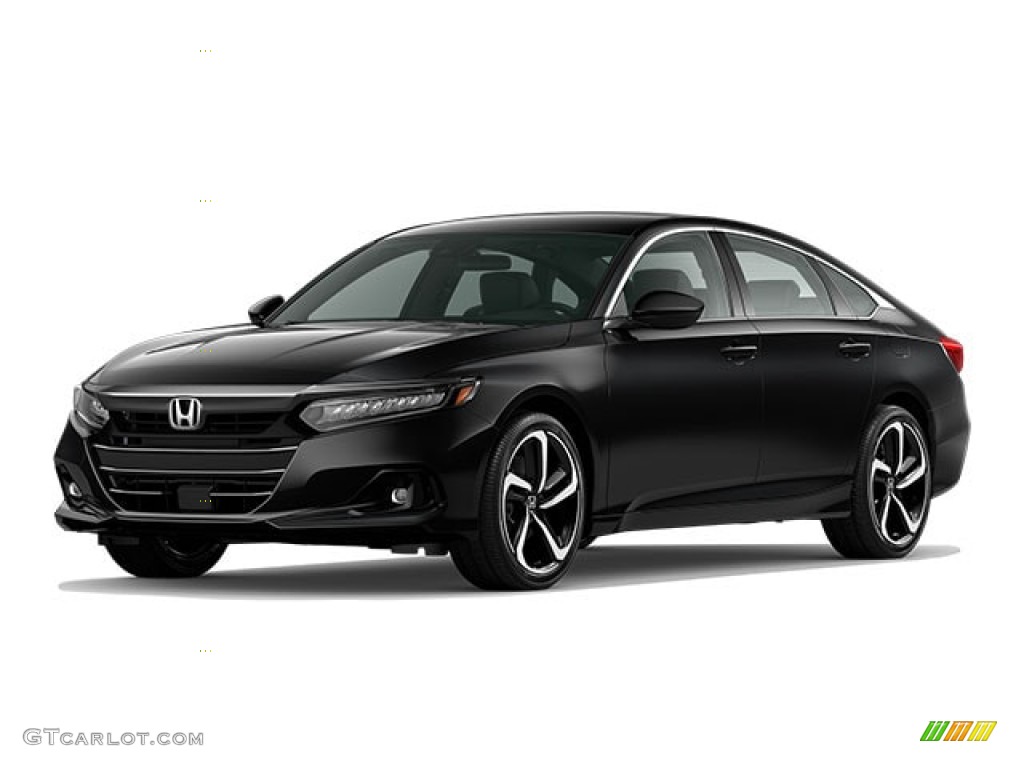 2021 Accord Sport - Crystal Black Pearl / Black photo #40