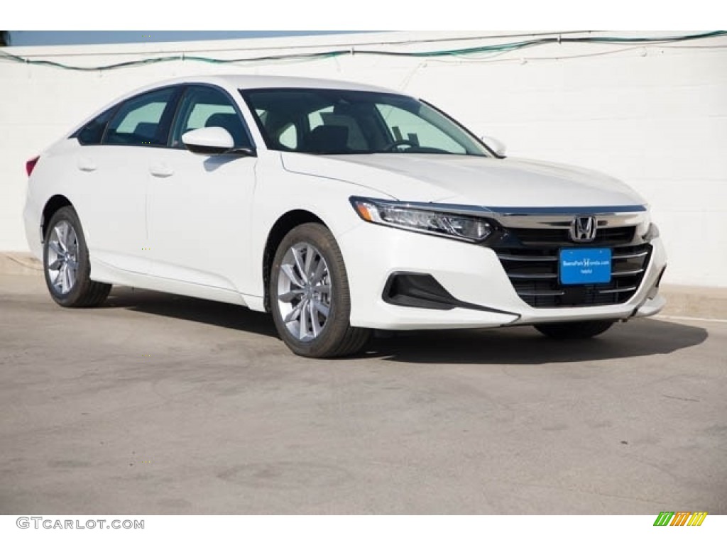 2021 Accord LX - Platinum White Pearl / Black photo #1