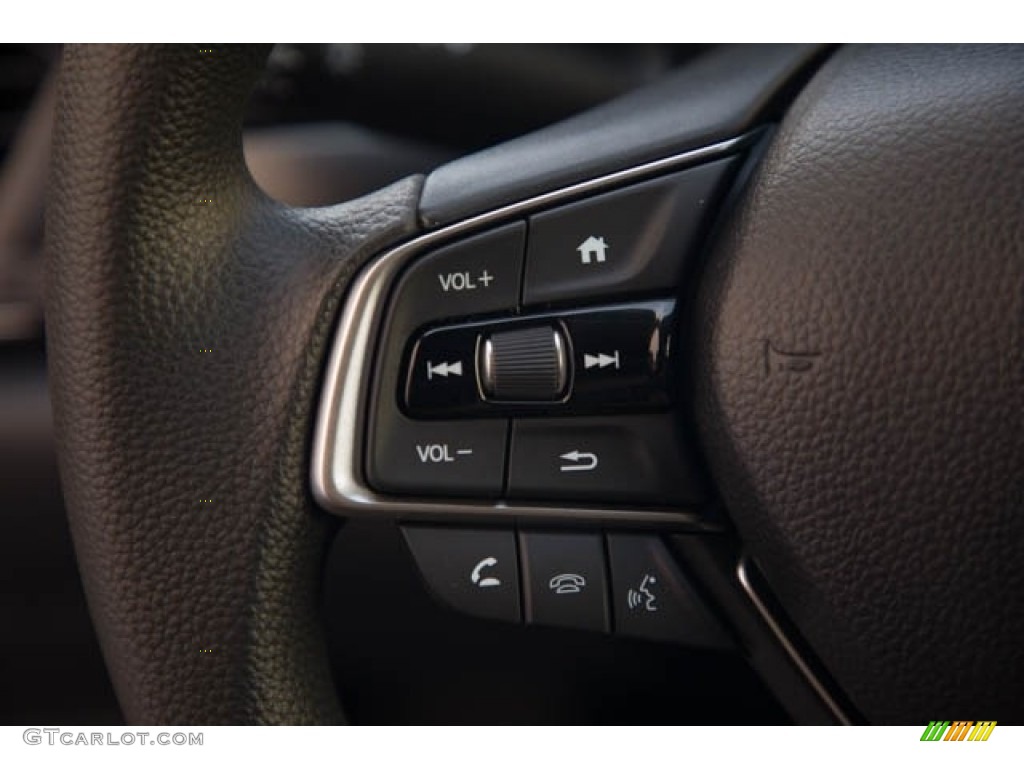 2021 Honda Accord LX Black Steering Wheel Photo #140189406