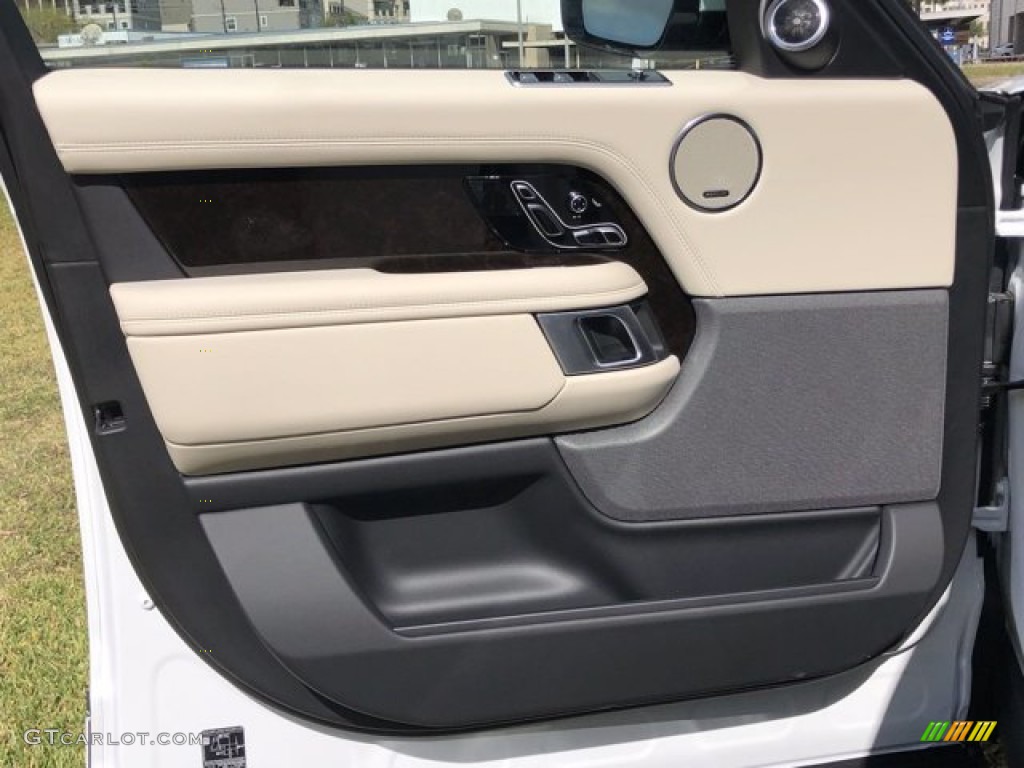 2021 Land Rover Range Rover Westminster Ebony/Ivory Door Panel Photo #140190912