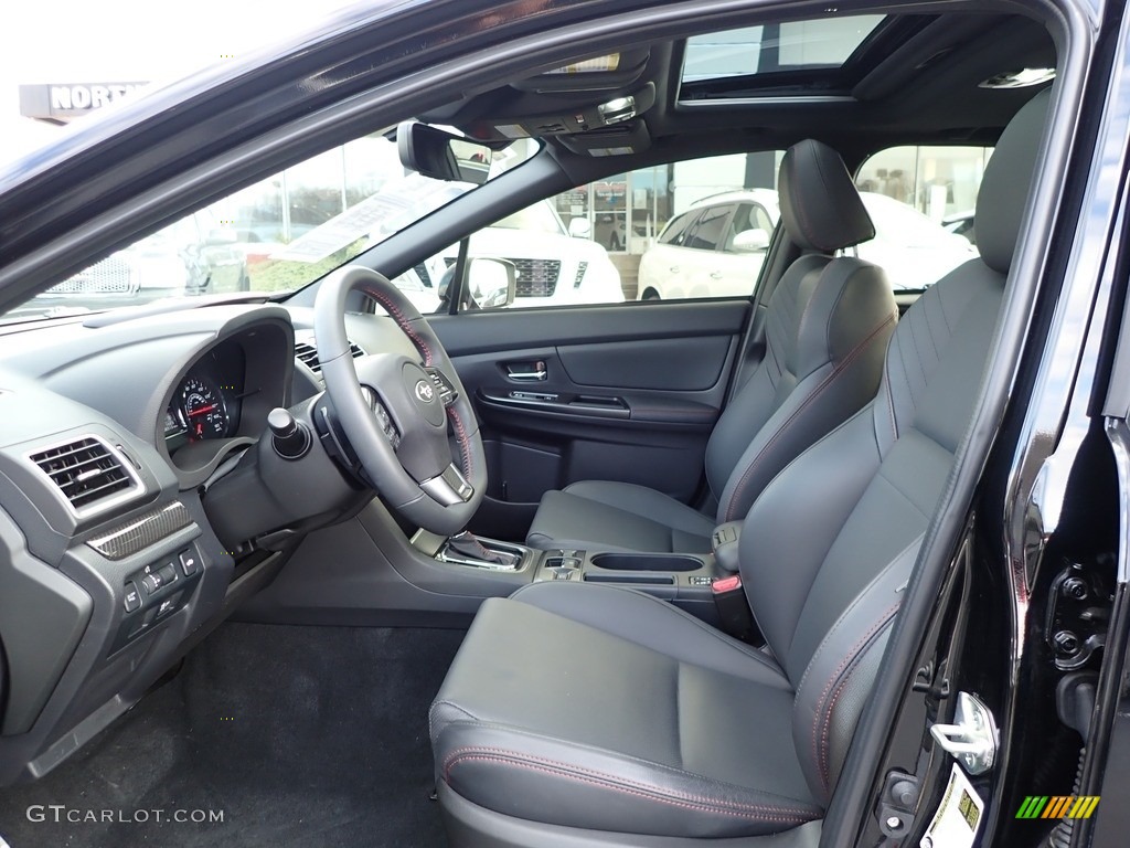 Carbon Black Interior 2020 Subaru WRX Limited Photo #140191266