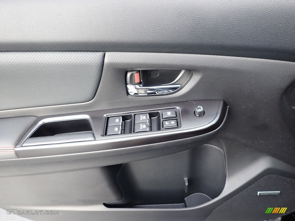 2020 Subaru WRX Limited Carbon Black Door Panel Photo #140191362