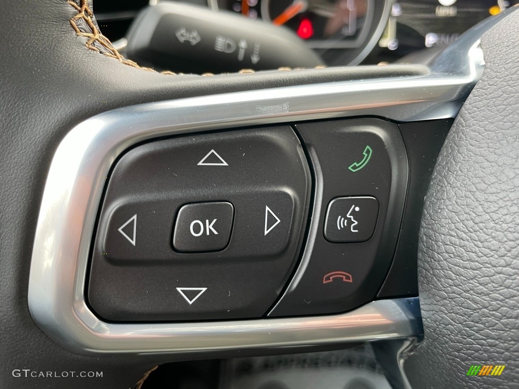 2021 Jeep Gladiator High Altitude 4x4 Black Steering Wheel Photo #140192010