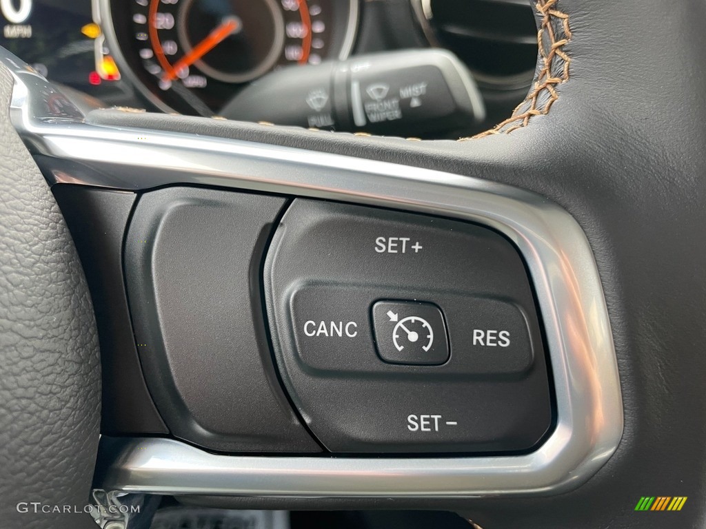 2021 Jeep Gladiator High Altitude 4x4 Black Steering Wheel Photo #140192037