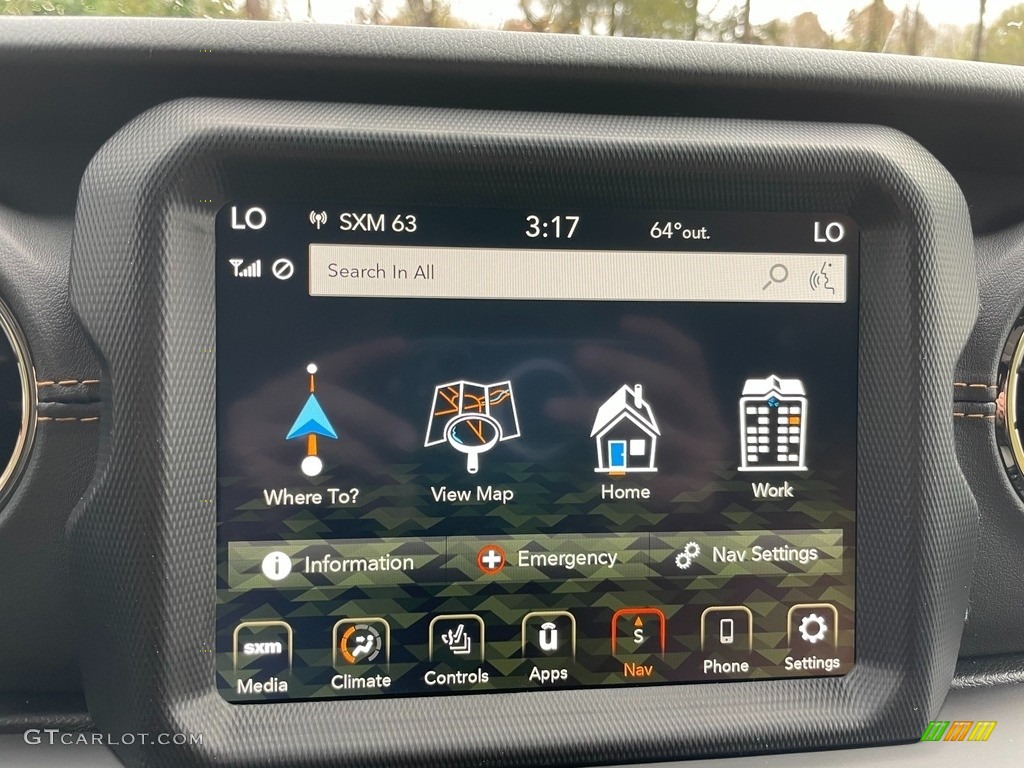 2021 Jeep Gladiator High Altitude 4x4 Controls Photo #140192103
