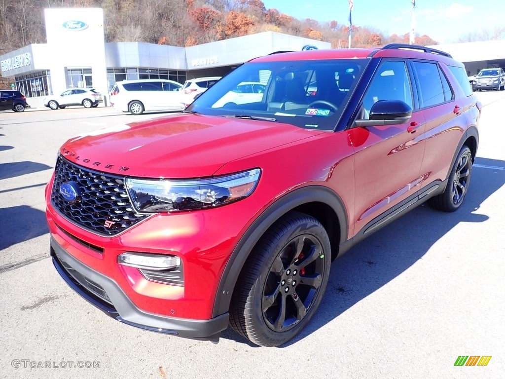 2021 Explorer ST 4WD - Rapid Red Metallic / Ebony photo #5