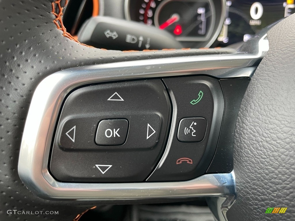2021 Jeep Gladiator Mojave 4x4 Black Steering Wheel Photo #140192742