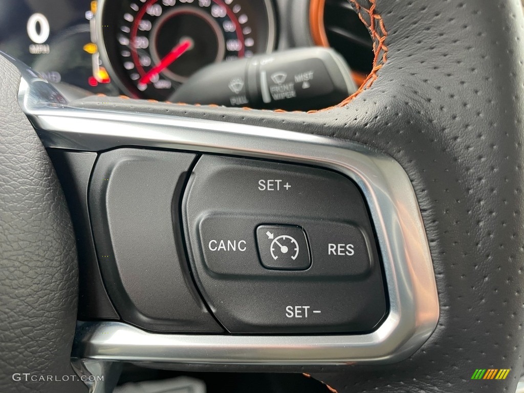 2021 Jeep Gladiator Mojave 4x4 Black Steering Wheel Photo #140192766